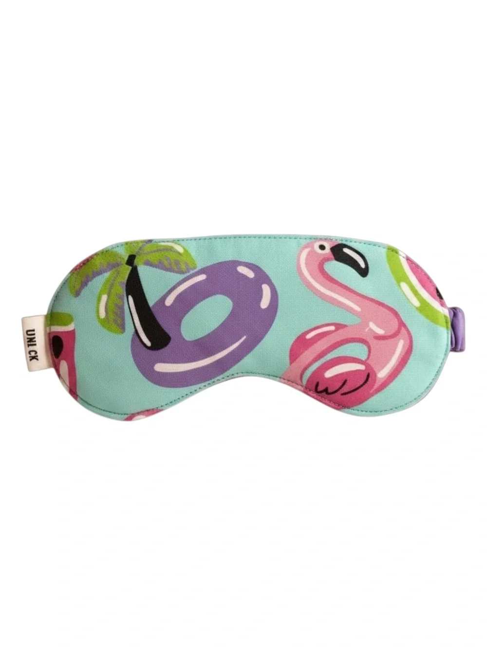 Flamingo Pool Float Summer Theme Kids Sleep Mask